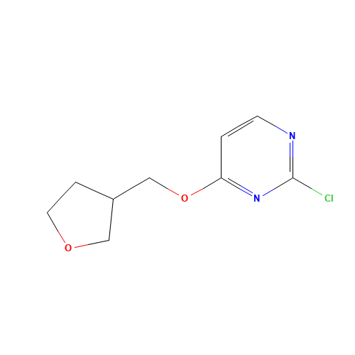 2-chloro-4-(oxolan-3-ylmethoxy)pyrimidine (CAS: 1247164-61-9) - Related Chemical Product