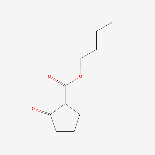 butyl 2-oxocyclopentane-1-carboxylate (CAS: 6627-69-6) - Chemical Structure and Molecular Formula 