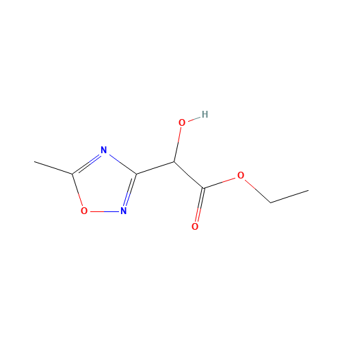 ethyl 2-hydroxy-2-(5-methyl-1,2,4-oxadiazol-3-yl)acetate (CAS: 1235995-85-3) - Related Chemical Product