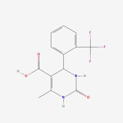 6-methyl-2-oxo-4-[2-(trifluoromethyl)phenyl]-3,4-dihydro-1H-pyrimidine-5-carboxylic acid (CAS: 356566-54-6) - Related Chemical Product