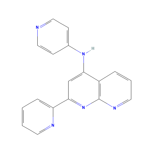 2-pyridin-2-yl-N-pyridin-4-yl-1,8-naphthyridin-4-amine (CAS: 1330531-59-3) - Related Chemical Product