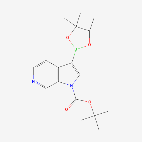 tert-butyl 3-(4,4,5,5-tetramethyl-1,3,2-dioxaborolan-2-yl)pyrrolo[2,3-c]pyridine-1-carboxylate (CAS: 1174038-67-5) - Related Chemical Product