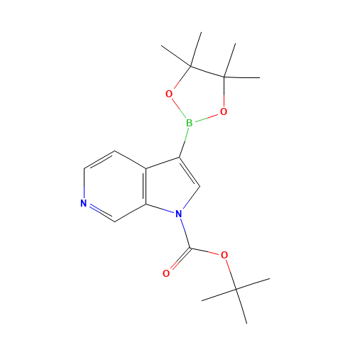 tert-butyl 3-(4,4,5,5-tetramethyl-1,3,2-dioxaborolan-2-yl)pyrrolo[2,3-c]pyridine-1-carboxylate (CAS: 1174038-67-5) - Related Chemical Product
