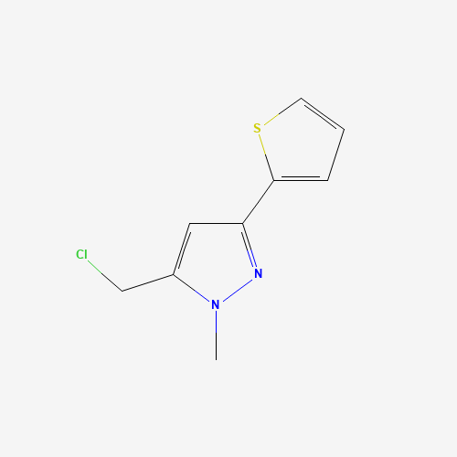 5-(chloromethyl)-1-methyl-3-thiophen-2-ylpyrazole (CAS: 876316-96-0) - Related Chemical Product