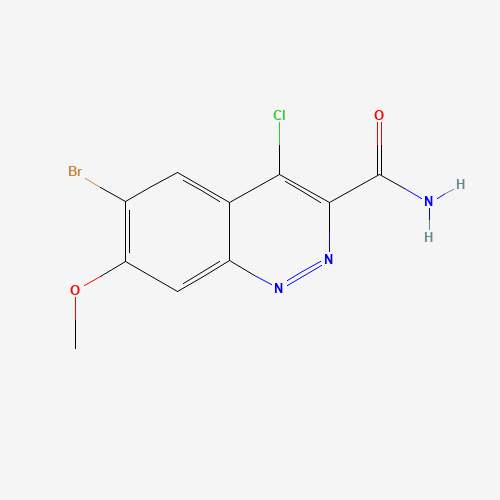6-bromo-4-chloro-7-methoxycinnoline-3-carboxamide (CAS: 1041853-24-0) - Related Chemical Product