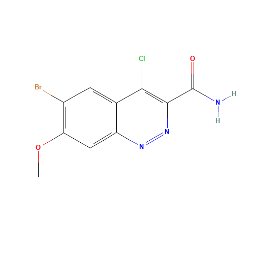 6-bromo-4-chloro-7-methoxycinnoline-3-carboxamide (CAS: 1041853-24-0) - Related Chemical Product
