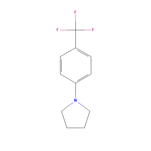 1-[4-(trifluoromethyl)phenyl]pyrrolidine (CAS: 113845-68-4) - Related Chemical Product