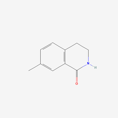 7-methyl-3,4-dihydro-2H-isoquinolin-1-one (CAS: 371756-25-1) - Chemical Structure and Molecular Formula 