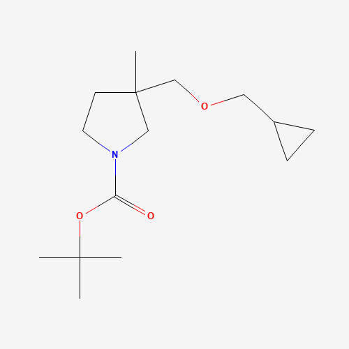 tert-butyl 3-(cyclopropylmethoxymethyl)-3-methylpyrrolidine-1-carboxylate (CAS: 1610521-41-9) - Related Chemical Product