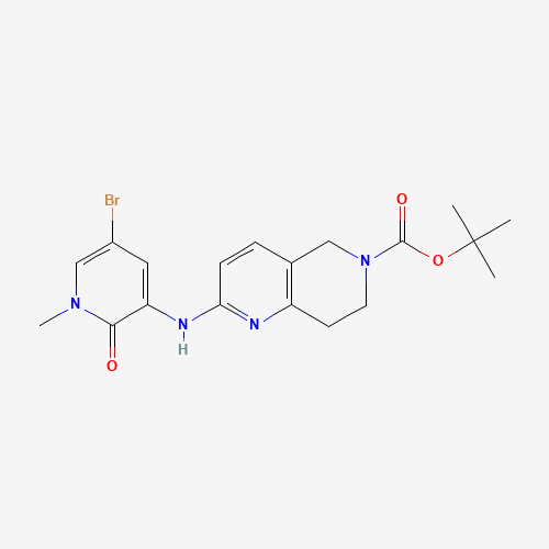 tert-butyl 2-[(5-bromo-1-methyl-2-oxopyridin-3-yl)amino]-7,8-dihydro-5H-1,6-naphthyridine-6-carboxylate (CAS: 1346673-95-7) - Related Chemical Product