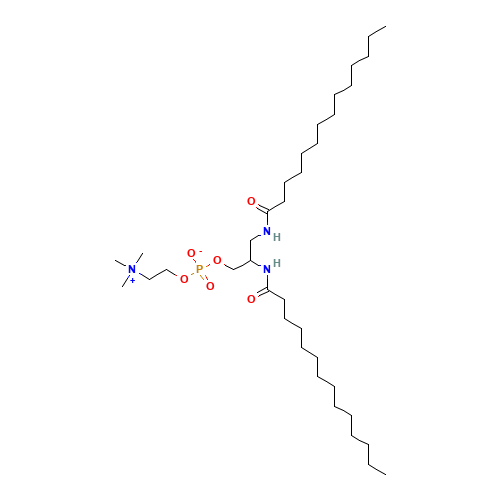 2,3-bis(tetradecanoylamino)propyl 2-(trimethylazaniumyl)ethyl phosphate (CAS: 108861-07-0) - Related Chemical Product