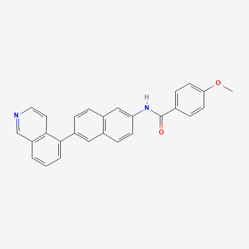 N-(6-isoquinolin-5-ylnaphthalen-2-yl)-4-methoxybenzamide (CAS: 919362-86-0) - Related Chemical Product