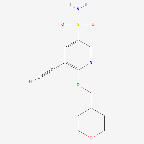 5-ethynyl-6-(oxan-4-ylmethoxy)pyridine-3-sulfonamide (CAS: 1228874-61-0) - Related Chemical Product
