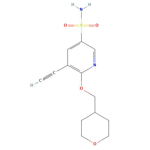 5-ethynyl-6-(oxan-4-ylmethoxy)pyridine-3-sulfonamide (CAS: 1228874-61-0) - Related Chemical Product