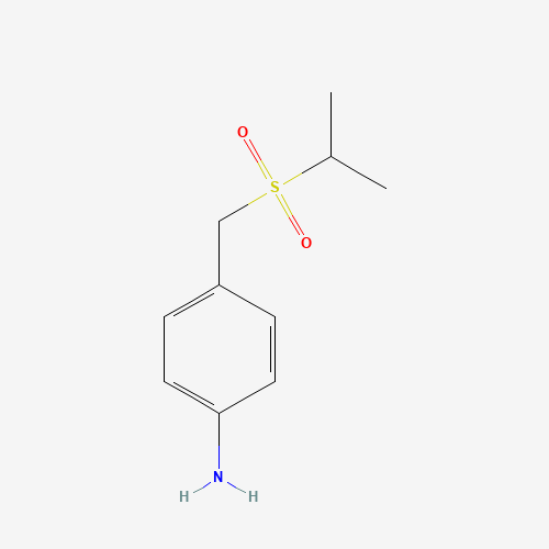 4-(propan-2-ylsulfonylmethyl)aniline (CAS: 635702-61-3) - Related Chemical Product