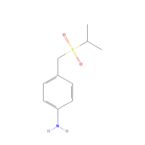 4-(propan-2-ylsulfonylmethyl)aniline (CAS: 635702-61-3) - Related Chemical Product