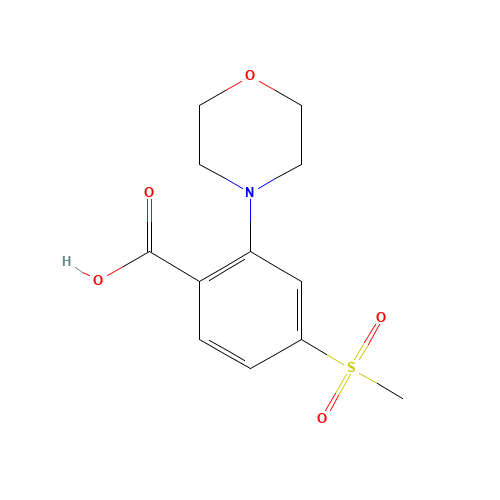 4-methylsulfonyl-2-morpholin-4-ylbenzoic acid (CAS: 1197193-34-2) - Related Chemical Product