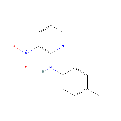 N-(4-methylphenyl)-3-nitropyridin-2-amine (CAS: 54696-60-5) - Chemical Structure and Molecular Formula 