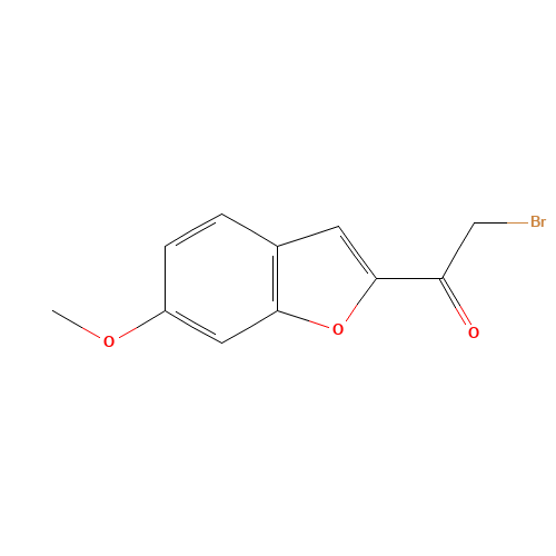 2-bromo-1-(6-methoxy-1-benzofuran-2-yl)ethanone (CAS: 1052726-52-9) - Related Chemical Product