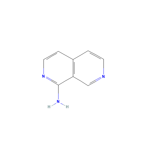 2,7-naphthyridin-1-amine (CAS: 27225-00-9) - Chemical Structure and Molecular Formula 