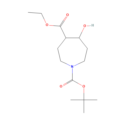 1-O-tert-butyl 4-O-ethyl 5-hydroxyazepane-1,4-dicarboxylate (CAS: 912444-87-2) - Related Chemical Product
