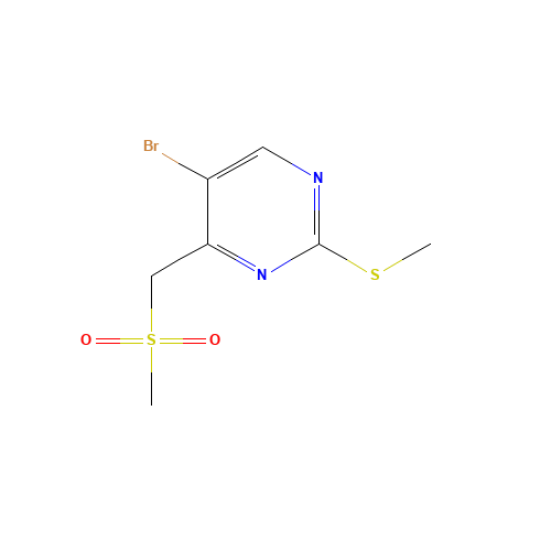 5-bromo-2-methylsulfanyl-4-(methylsulfonylmethyl)pyrimidine (CAS: 1374134-68-5) - Related Chemical Product