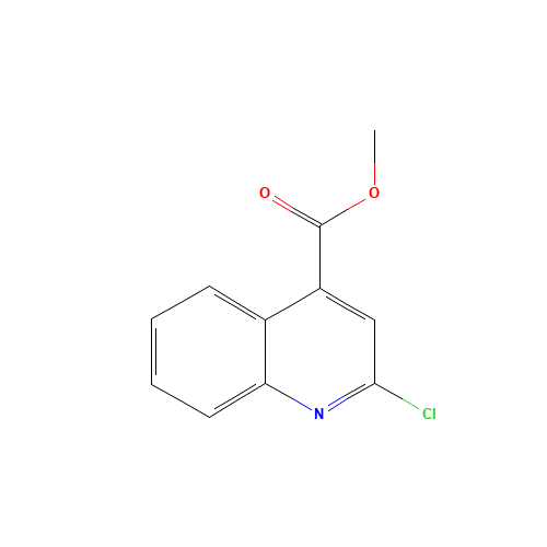 methyl 2-chloroquinoline-4-carboxylate (CAS: 62482-26-2) - Chemical Structure and Molecular Formula 