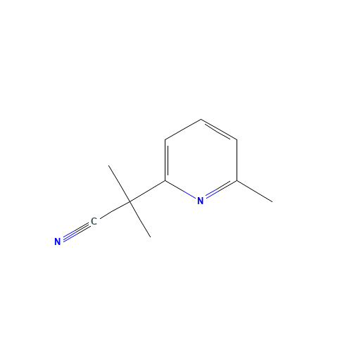2-methyl-2-(6-methylpyridin-2-yl)propanenitrile (CAS: 878744-13-9) - Related Chemical Product