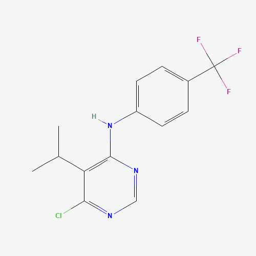 6-chloro-5-propan-2-yl-N-[4-(trifluoromethyl)phenyl]pyrimidin-4-amine (CAS: 852061-98-4) - Related Chemical Product