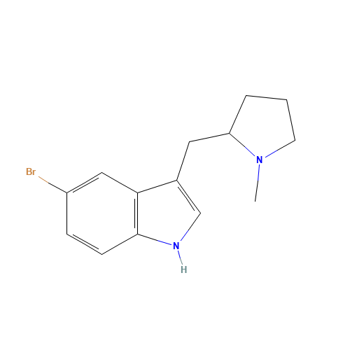 5-bromo-3-[(1-methylpyrrolidin-2-yl)methyl]-1H-indole (CAS: 312949-16-9) - Related Chemical Product