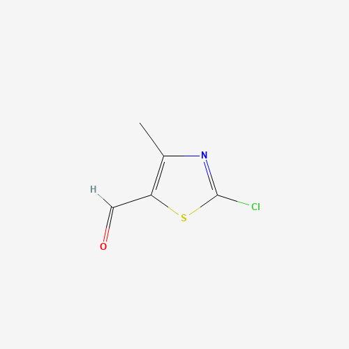 2-chloro-4-methyl-1,3-thiazole-5-carbaldehyde (CAS: 289469-54-1) - Chemical Structure and Molecular Formula 
