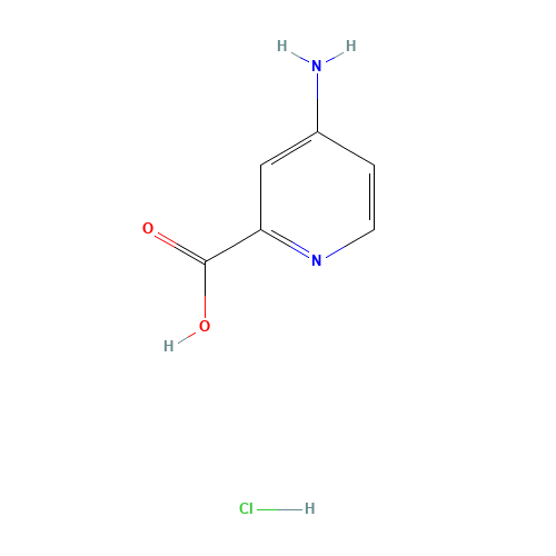 4-aminopyridine-2-carboxylic acid;hydrochloride (CAS: 1291487-29-0) - Chemical Structure and Molecular Formula 