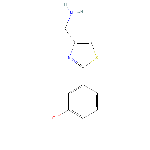 [2-(3-methoxyphenyl)-1,3-thiazol-4-yl]methanamine (CAS: 885280-24-0) - Related Chemical Product