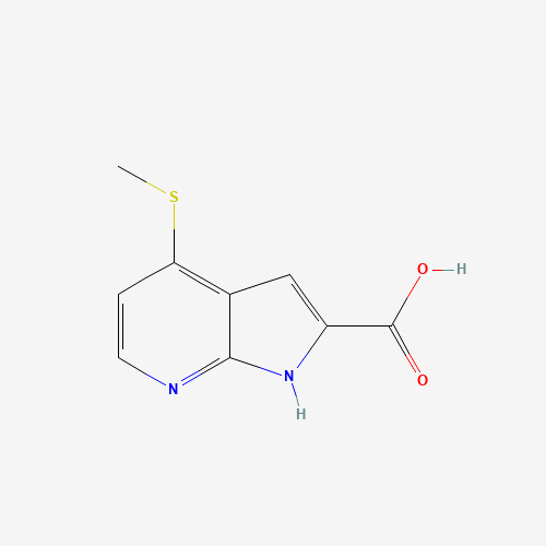 4-methylsulfanyl-1H-pyrrolo[2,3-b]pyridine-2-carboxylic acid (CAS: 1256833-38-1) - Related Chemical Product