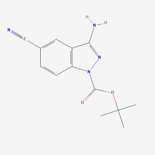 tert-butyl 3-amino-5-cyanoindazole-1-carboxylate (CAS: 871709-87-4) - Related Chemical Product
