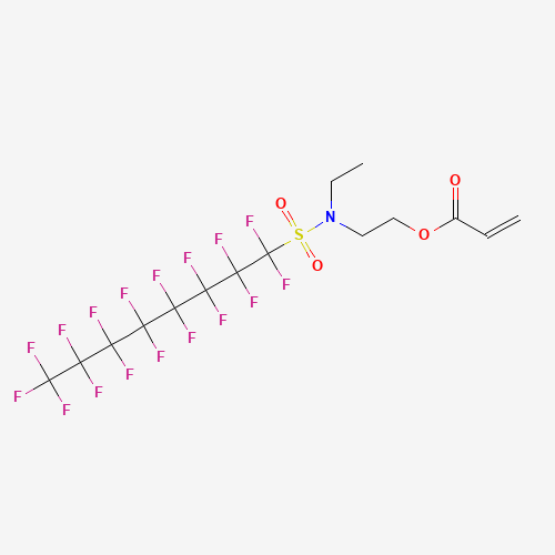 2-[ethyl(1,1,2,2,3,3,4,4,5,5,6,6,7,7,8,8,8-heptadecafluorooctylsulfonyl)amino]ethyl prop-2-enoate (CAS: 423-82-5) - Related Chemical Product