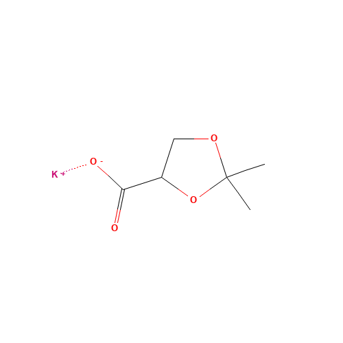 potassium;2,2-dimethyl-1,3-dioxolane-4-carboxylate (CAS: 83400-91-3) - Related Chemical Product