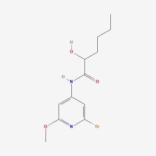 N-(2-bromo-6-methoxypyridin-4-yl)-2-hydroxyhexanamide (CAS: 1433905-04-4) - Related Chemical Product