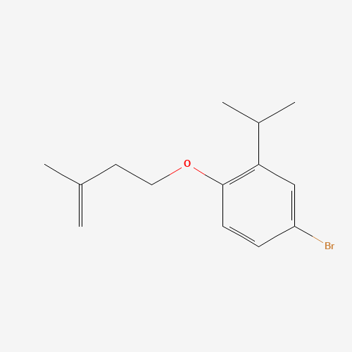 4-bromo-1-(3-methylbut-3-enoxy)-2-propan-2-ylbenzene (CAS: 1360915-22-5) - Related Chemical Product