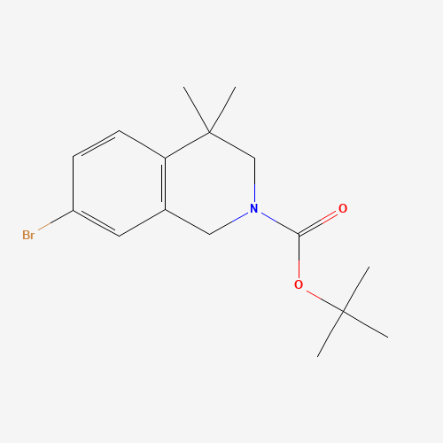 tert-butyl 7-bromo-4,4-dimethyl-1,3-dihydroisoquinoline-2-carboxylate (CAS: 264602-76-8) - Related Chemical Product