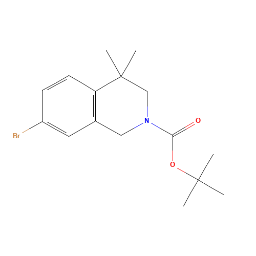 tert-butyl 7-bromo-4,4-dimethyl-1,3-dihydroisoquinoline-2-carboxylate (CAS: 264602-76-8) - Related Chemical Product
