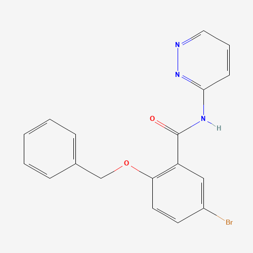 5-bromo-2-phenylmethoxy-N-pyridazin-3-ylbenzamide (CAS: 1285513-47-4) - Related Chemical Product