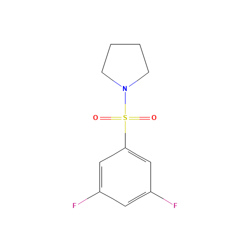 1-(3,5-difluorophenyl)sulfonylpyrrolidine (CAS: 1071404-34-6) - Related Chemical Product