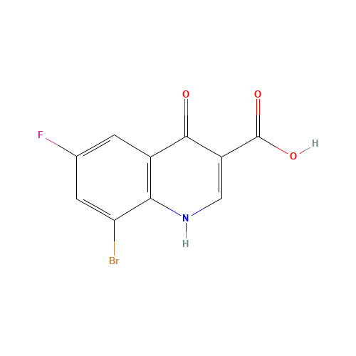 8-bromo-6-fluoro-4-oxo-1H-quinoline-3-carboxylic acid (CAS: 1019016-15-9) - Related Chemical Product