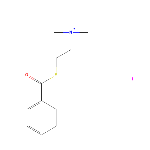 2-benzoylsulfanylethyl(trimethyl)azanium;iodide (CAS: 10561-14-5) - Related Chemical Product