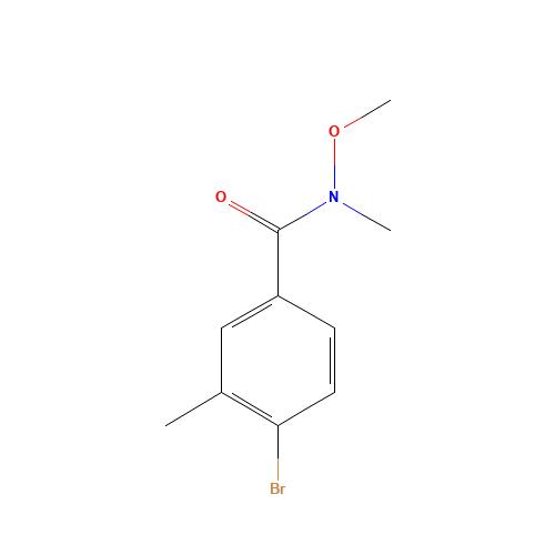 4-bromo-N-methoxy-N,3-dimethylbenzamide (CAS: 170230-01-0) - Related Chemical Product