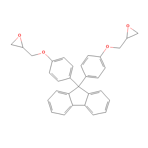 2-[[4-[9-[4-(oxiran-2-ylmethoxy)phenyl]fluoren-9-yl]phenoxy]methyl]oxirane (CAS: 47758-37-2) - Related Chemical Product