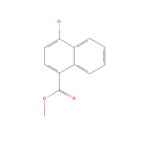methyl 4-bromonaphthalene-1-carboxylate (CAS: 35615-97-5) - Chemical Structure and Molecular Formula 