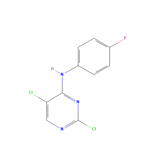 2,5-dichloro-N-(4-fluorophenyl)pyrimidin-4-amine (CAS: 280582-13-0) - Related Chemical Product