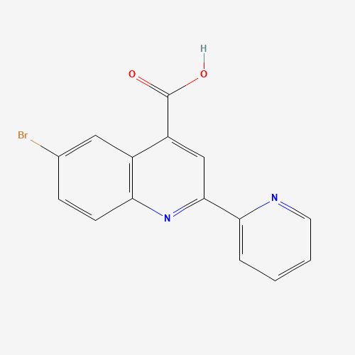 6-bromo-2-pyridin-2-ylquinoline-4-carboxylic acid (CAS: 5109-98-8) - Related Chemical Product